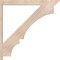 Ekena Millwork Balboa Traditional Smooth Outlooker, Douglas Fir, 5 1/2"W x 44"D x 44"H OUT06X44X44BOA01SDF - alternate 3